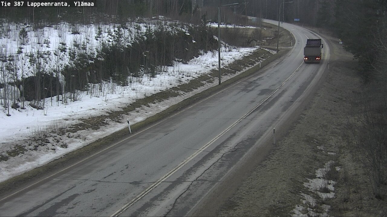 Weather Camera Image Road 387 Lappeenranta, Ylämaa, Lappeenranta, Etelä-Karjala