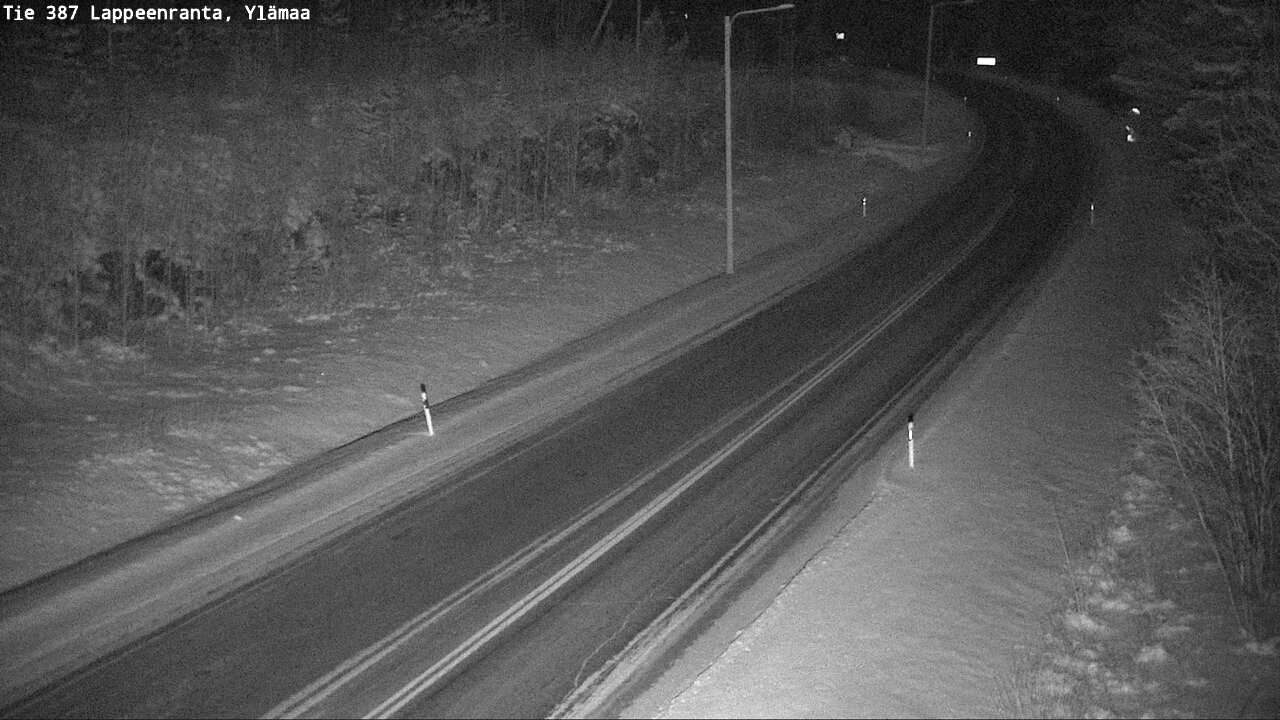 Weather Camera Image Väg 387 Villmarstrand, Ylämaa, Lappeenranta, Etelä-Karjala