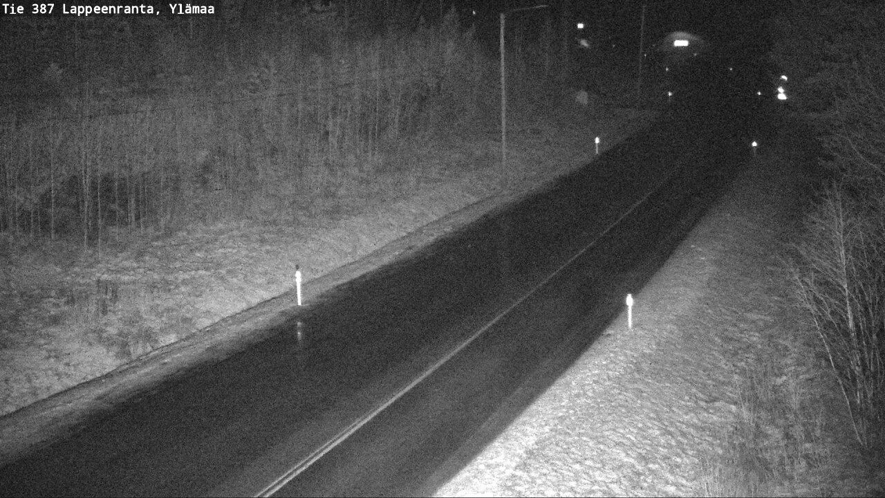 Weather Camera Image Väg 387 Villmarstrand, Ylämaa, Lappeenranta, Etelä-Karjala