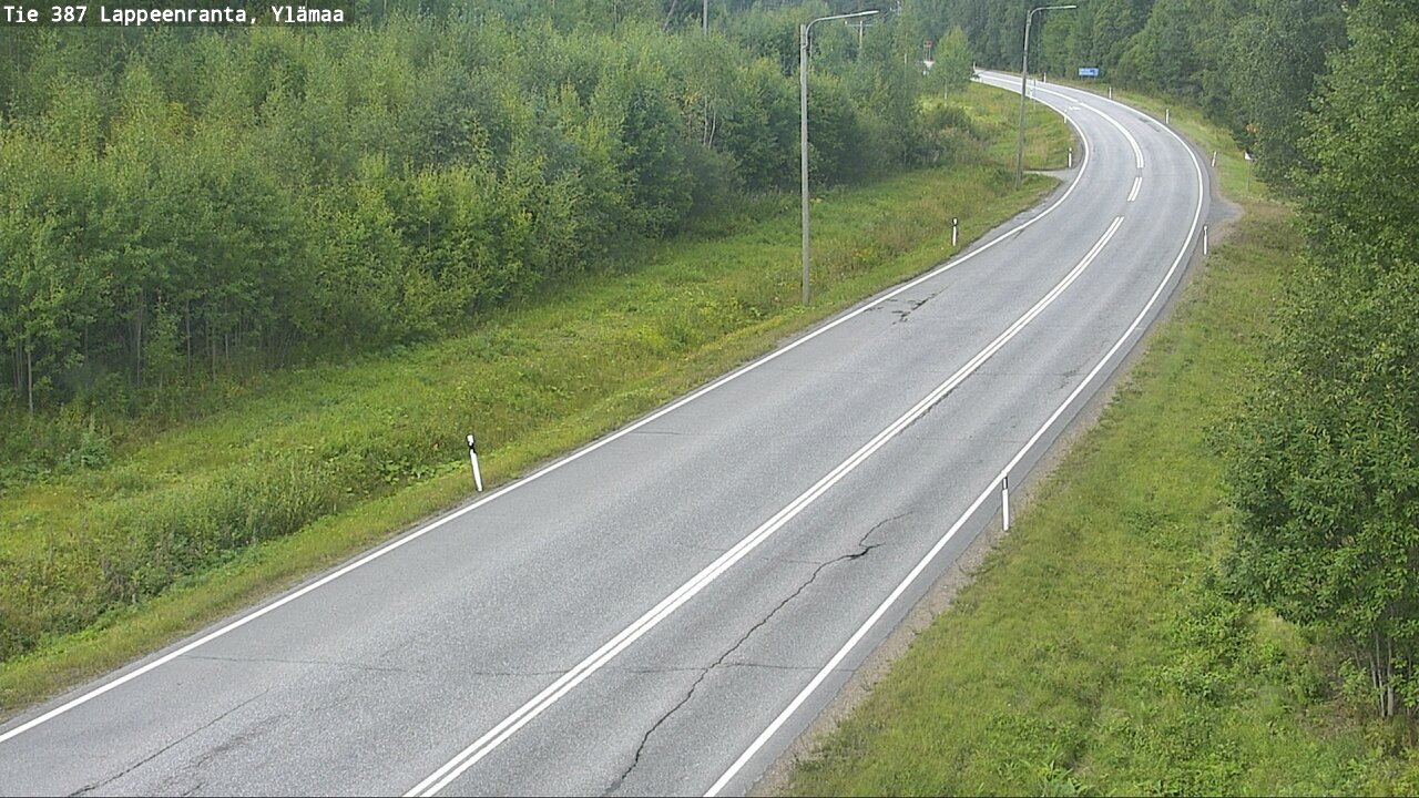 Weather Camera Image Road 387 Lappeenranta, Ylämaa, Lappeenranta, Etelä-Karjala