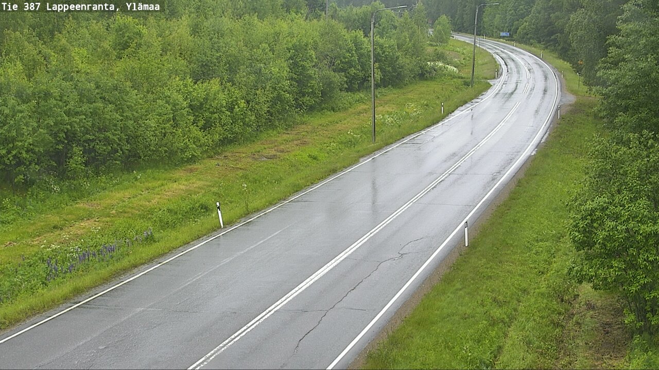 Weather Camera Image Road 387 Lappeenranta, Ylämaa, Lappeenranta, Etelä-Karjala