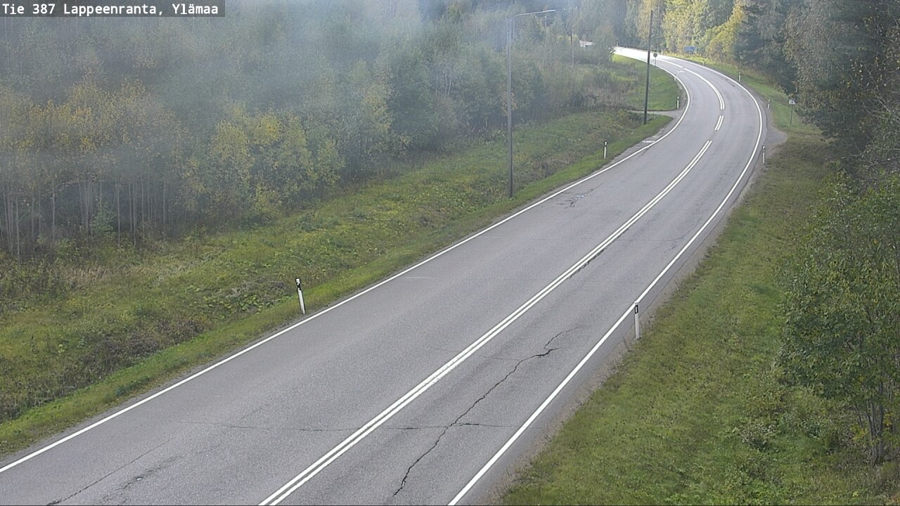 Weather Camera Image Road 387 Lappeenranta, Ylämaa, Lappeenranta, Etelä-Karjala