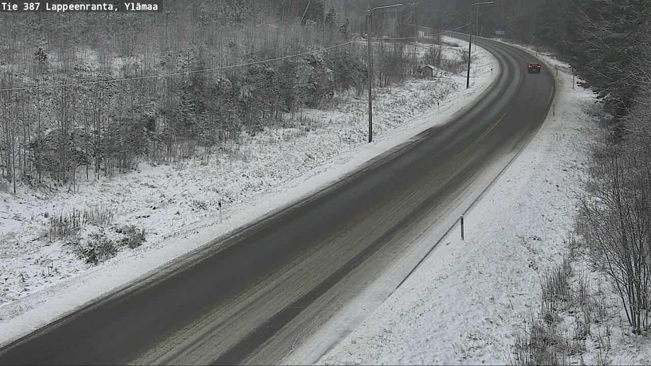 Weather Camera Image Väg 387 Villmarstrand, Ylämaa, Lappeenranta, Etelä-Karjala