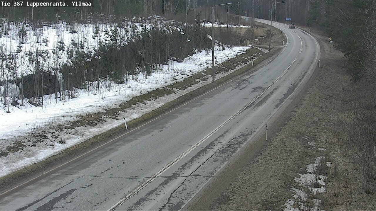 Weather Camera Image Road 387 Lappeenranta, Ylämaa, Lappeenranta, Etelä-Karjala