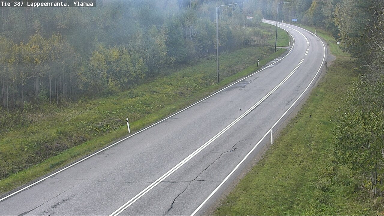 Weather Camera Image Road 387 Lappeenranta, Ylämaa, Lappeenranta, Etelä-Karjala