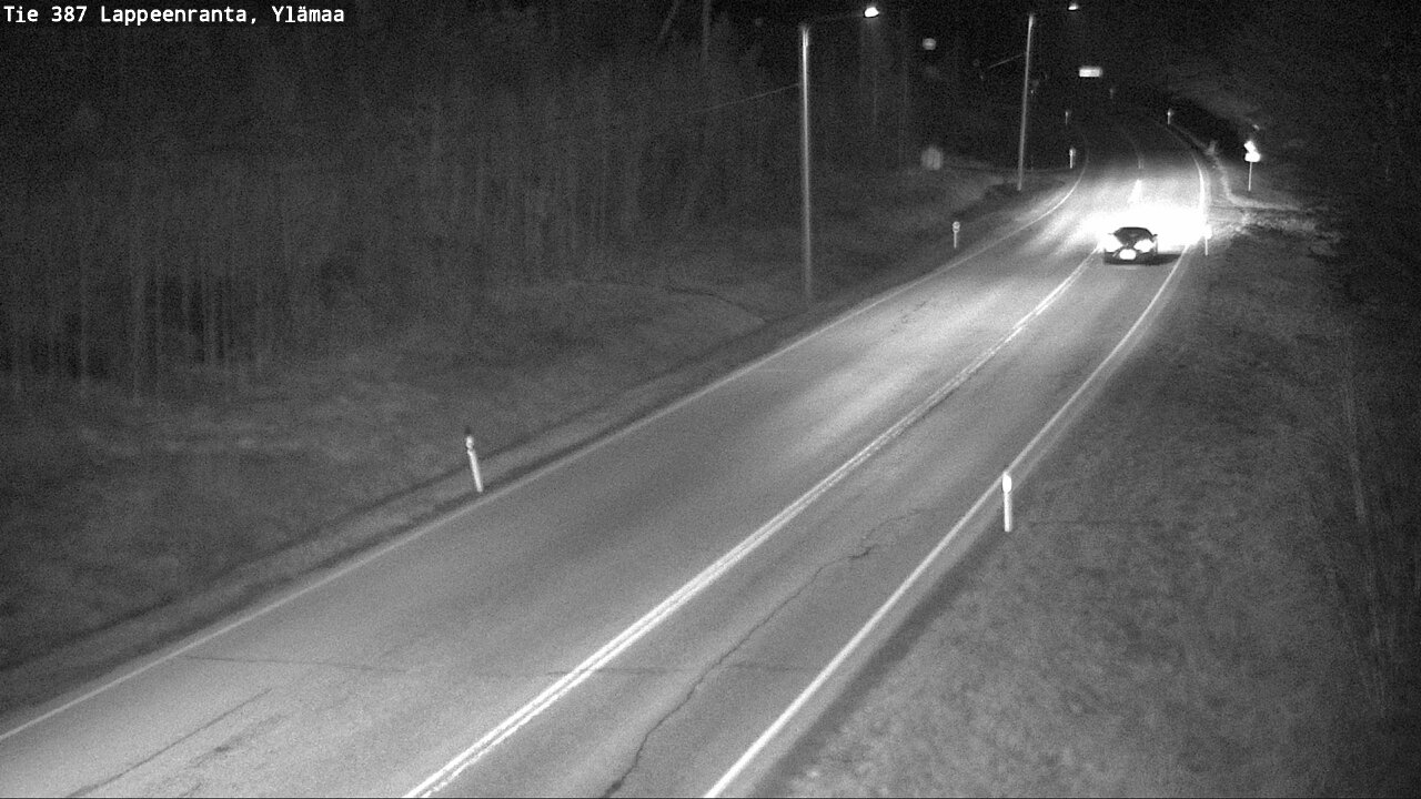 Weather Camera Image Road 387 Lappeenranta, Ylämaa, Lappeenranta, Etelä-Karjala