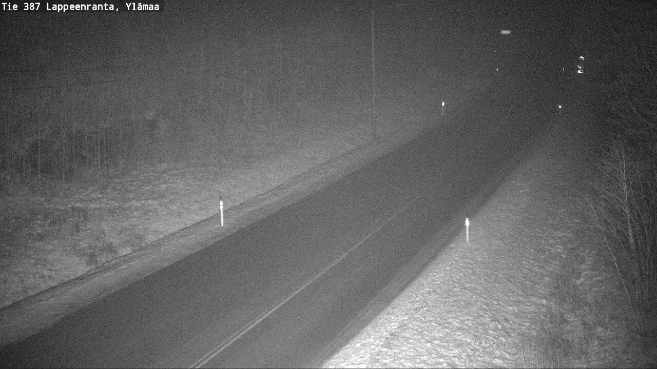 Weather Camera Image Väg 387 Villmarstrand, Ylämaa, Lappeenranta, Etelä-Karjala