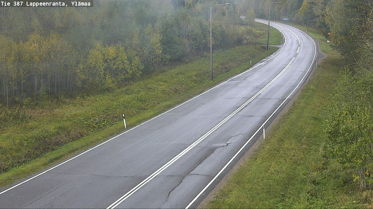 Weather Camera Image Road 387 Lappeenranta, Ylämaa, Lappeenranta, Etelä-Karjala