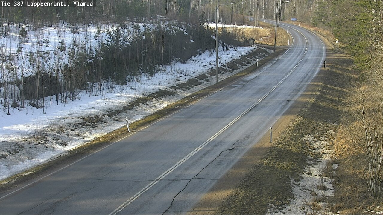 Weather Camera Image Road 387 Lappeenranta, Ylämaa, Lappeenranta, Etelä-Karjala