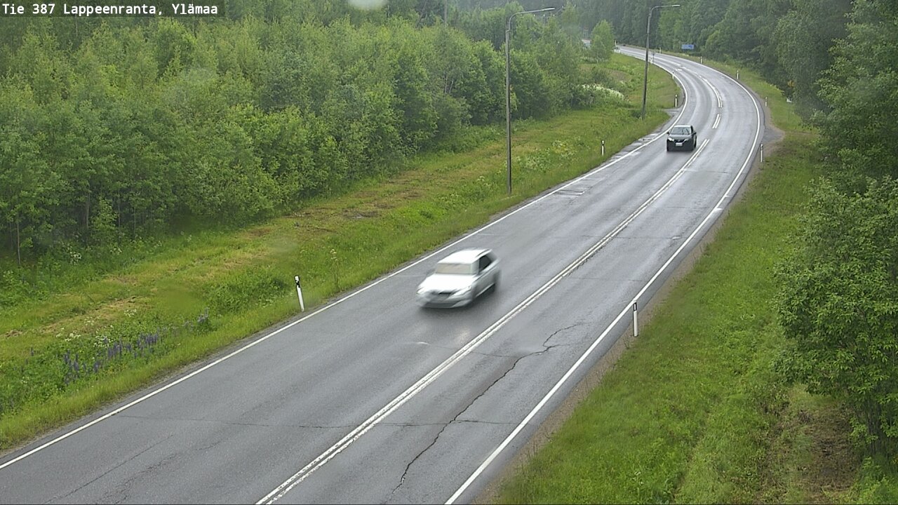 Weather Camera Image Road 387 Lappeenranta, Ylämaa, Lappeenranta, Etelä-Karjala