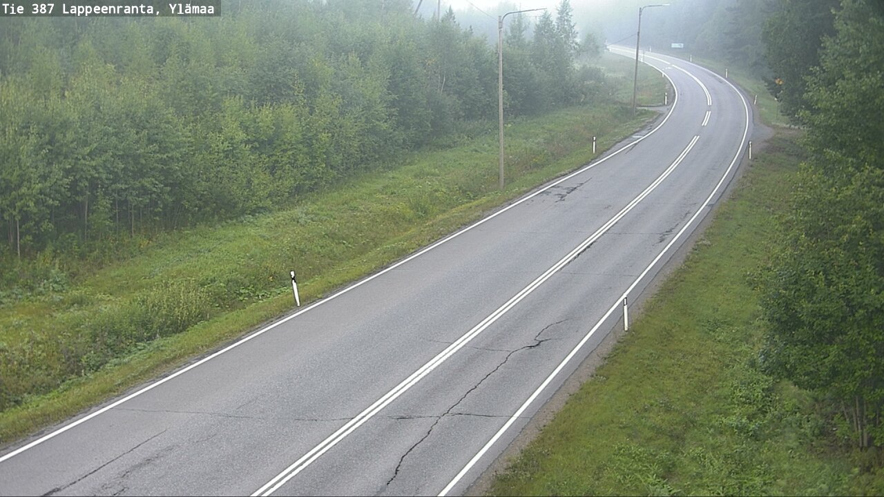 Weather Camera Image Road 387 Lappeenranta, Ylämaa, Lappeenranta, Etelä-Karjala