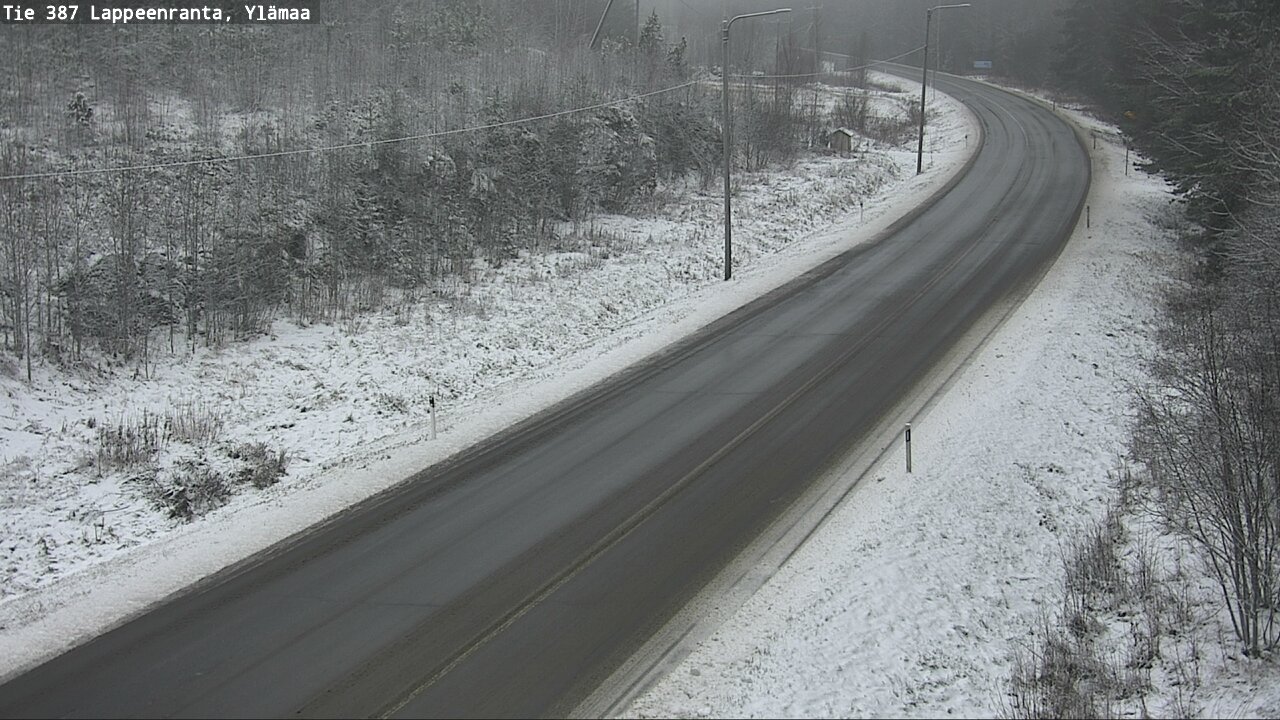 Weather Camera Image Väg 387 Villmarstrand, Ylämaa, Lappeenranta, Etelä-Karjala