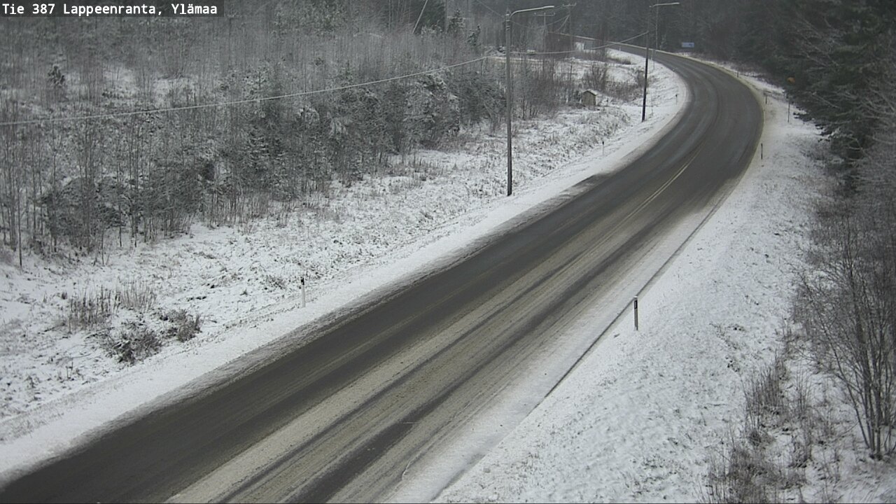 Weather Camera Image Väg 387 Villmarstrand, Ylämaa, Lappeenranta, Etelä-Karjala