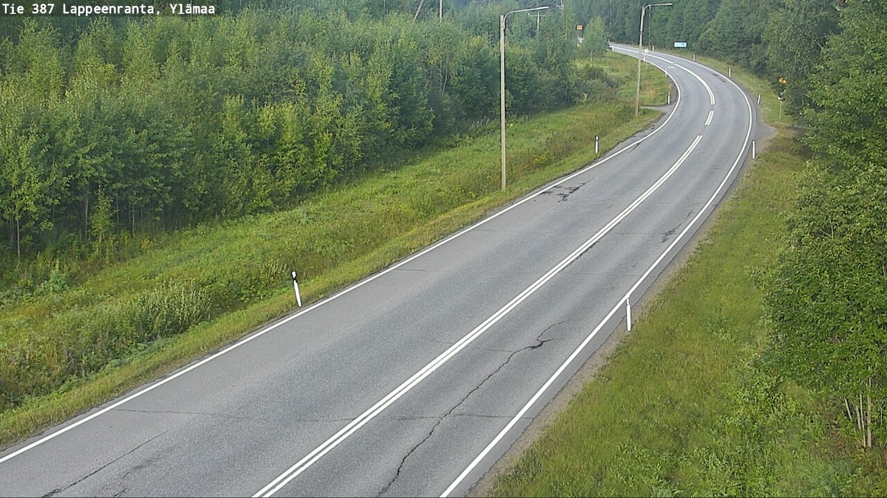 Weather Camera Image Road 387 Lappeenranta, Ylämaa, Lappeenranta, Etelä-Karjala