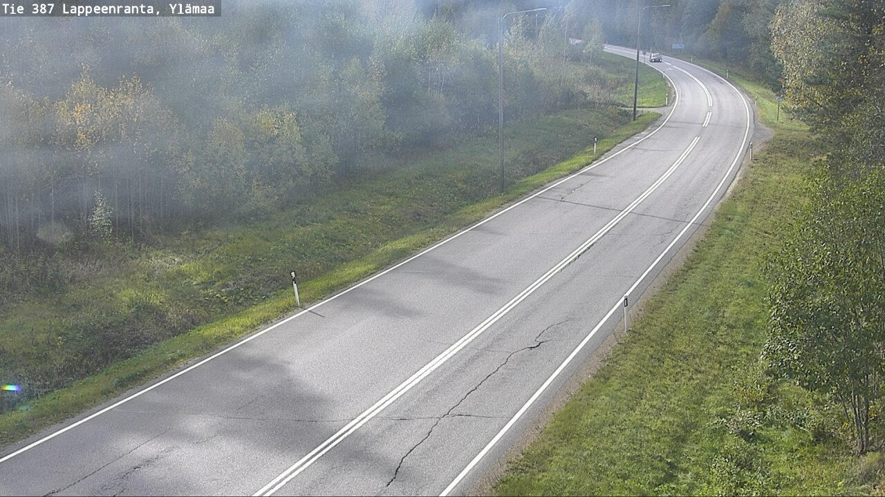 Weather Camera Image Road 387 Lappeenranta, Ylämaa, Lappeenranta, Etelä-Karjala