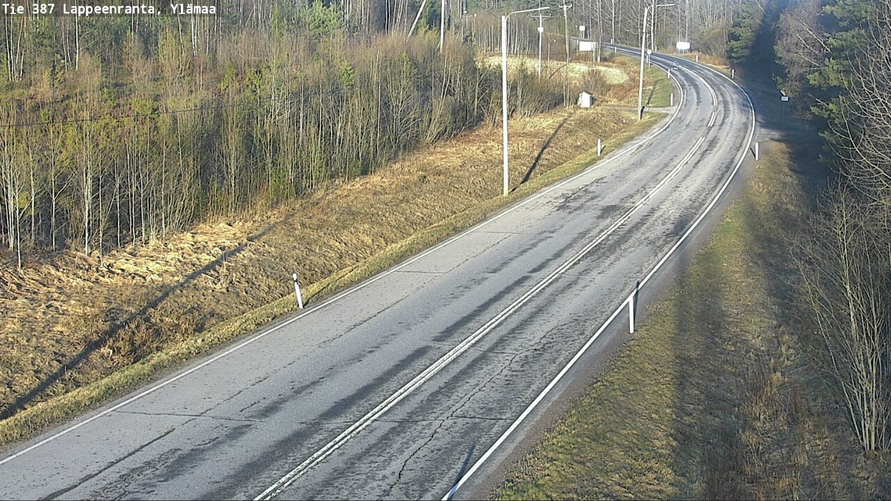 Weather Camera Image Väg 387 Villmarstrand, Ylämaa, Lappeenranta, Etelä-Karjala