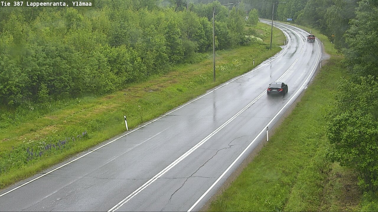 Weather Camera Image Road 387 Lappeenranta, Ylämaa, Lappeenranta, Etelä-Karjala