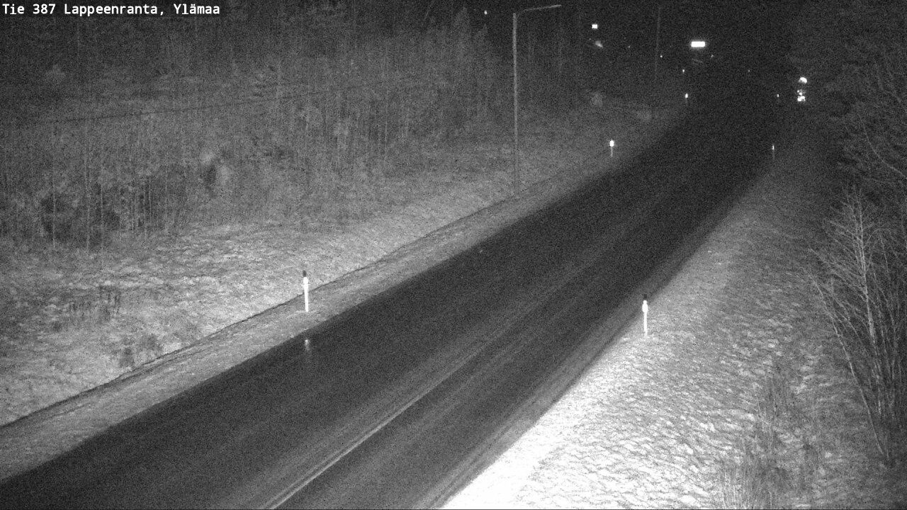 Weather Camera Image Väg 387 Villmarstrand, Ylämaa, Lappeenranta, Etelä-Karjala