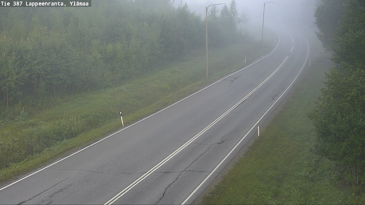 Weather Camera Image Road 387 Lappeenranta, Ylämaa, Lappeenranta, Etelä-Karjala