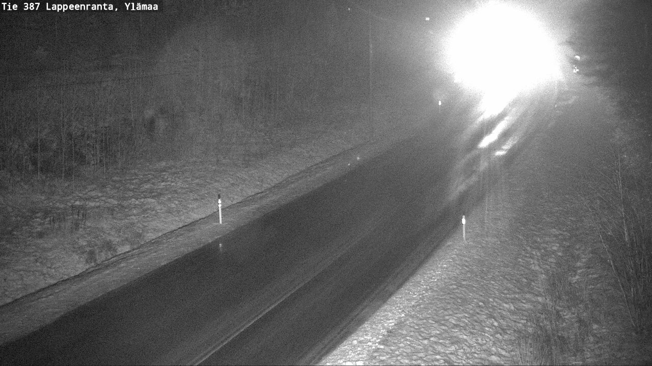 Weather Camera Image Väg 387 Villmarstrand, Ylämaa, Lappeenranta, Etelä-Karjala