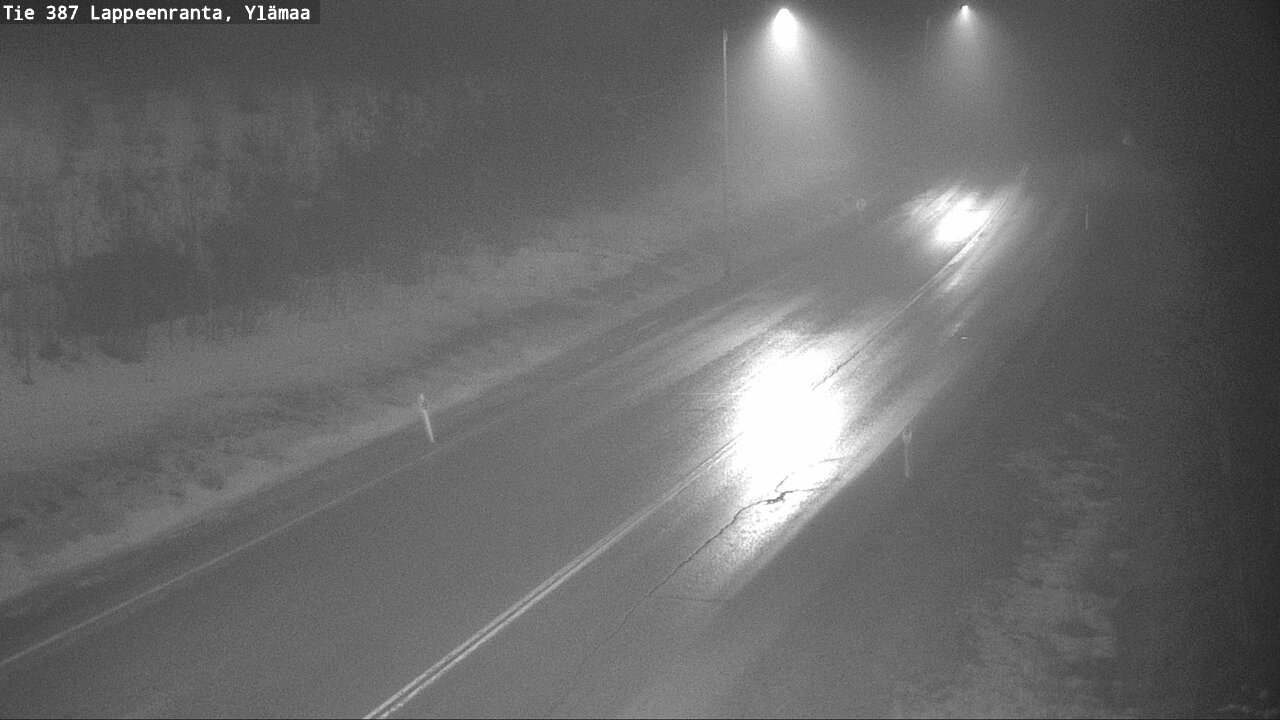 Weather Camera Image Road 387 Lappeenranta, Ylämaa, Lappeenranta, Etelä-Karjala