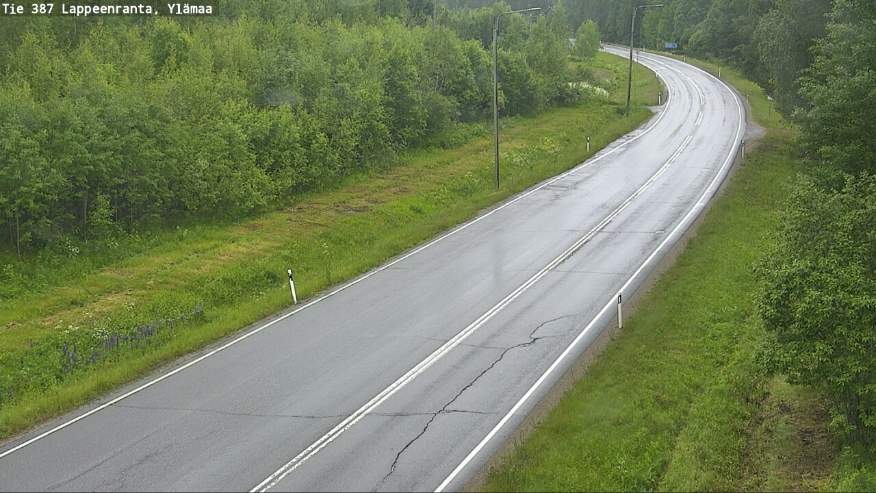 Weather Camera Image Road 387 Lappeenranta, Ylämaa, Lappeenranta, Etelä-Karjala