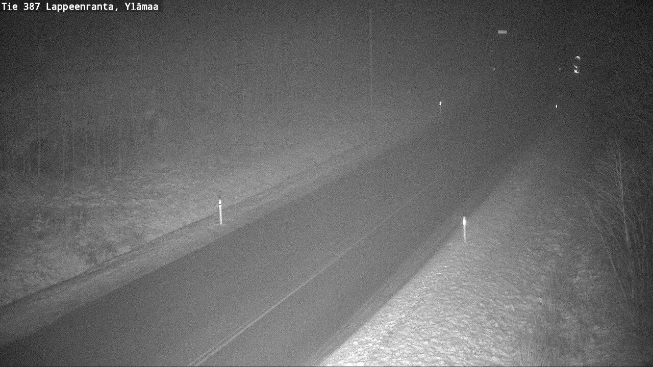Weather Camera Image Väg 387 Villmarstrand, Ylämaa, Lappeenranta, Etelä-Karjala
