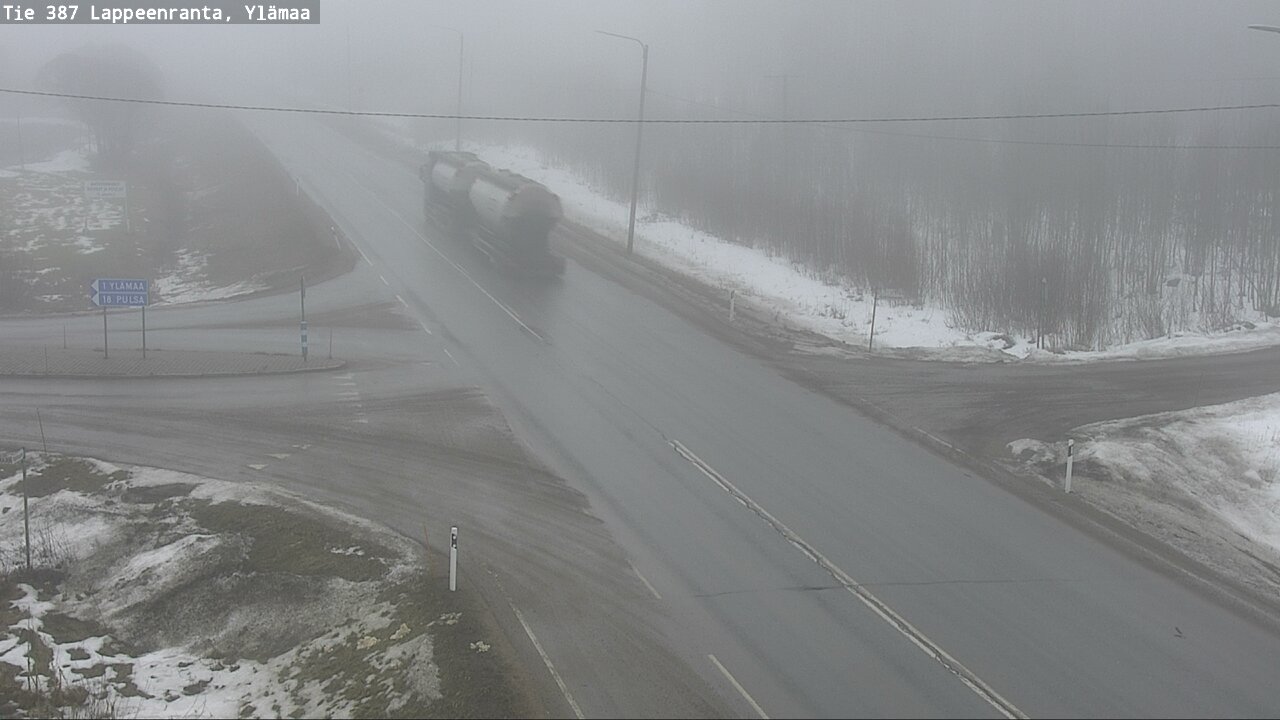 Weather Camera Image Road 387 Lappeenranta, Ylämaa, Lappeenranta, Etelä-Karjala
