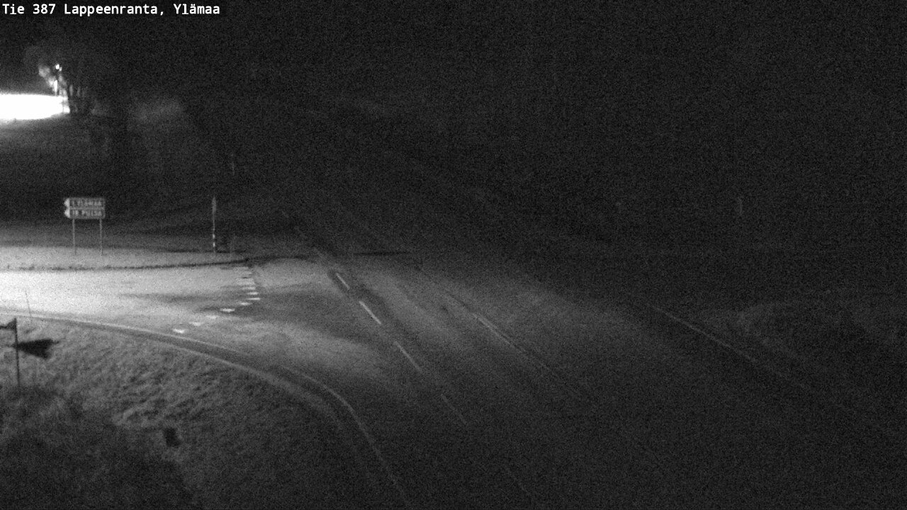 Weather Camera Image Väg 387 Villmarstrand, Ylämaa, Lappeenranta, Etelä-Karjala