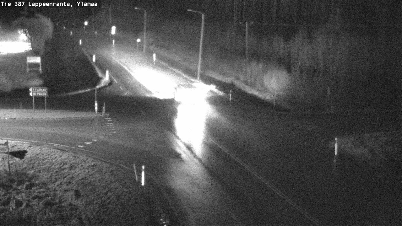 Weather Camera Image Väg 387 Villmarstrand, Ylämaa, Lappeenranta, Etelä-Karjala