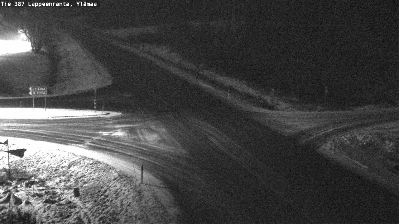 Weather Camera Image Väg 387 Villmarstrand, Ylämaa, Lappeenranta, Etelä-Karjala