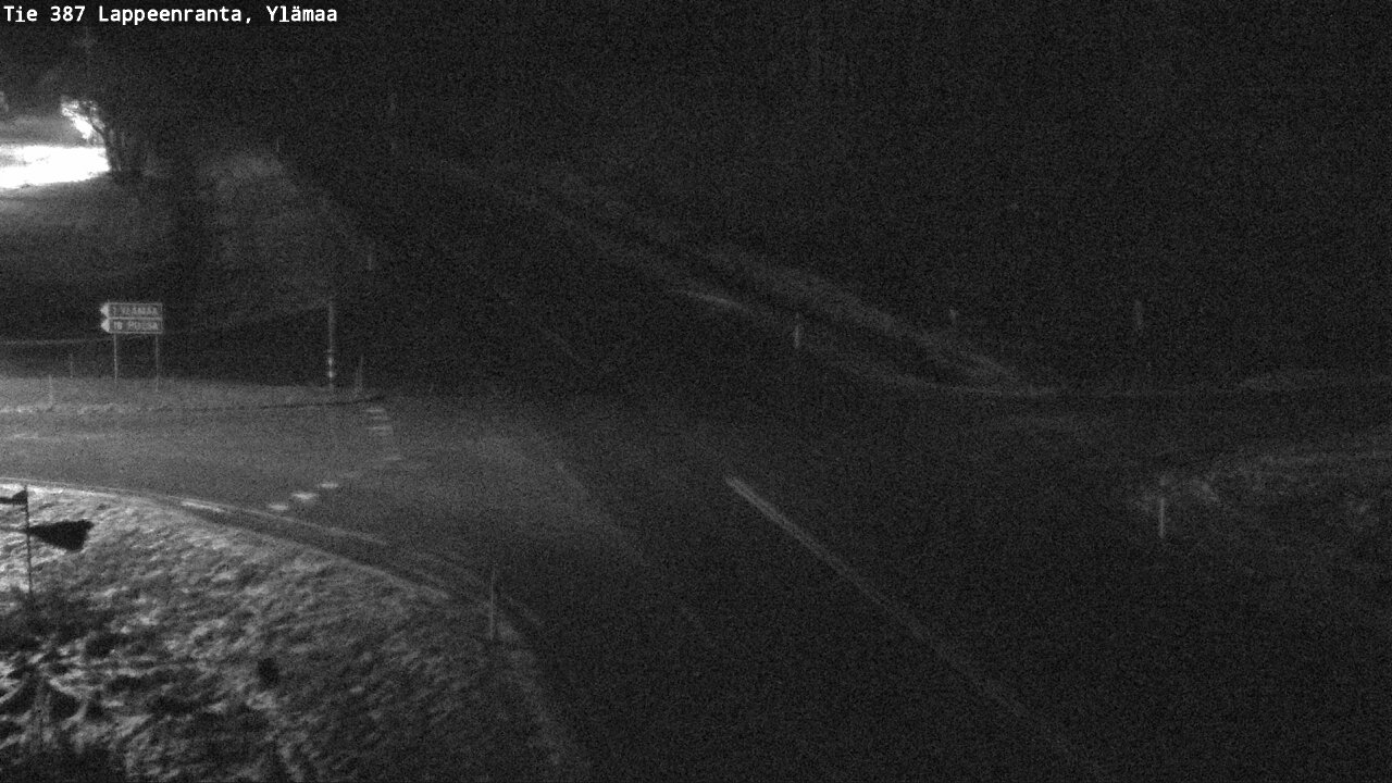 Weather Camera Image Väg 387 Villmarstrand, Ylämaa, Lappeenranta, Etelä-Karjala