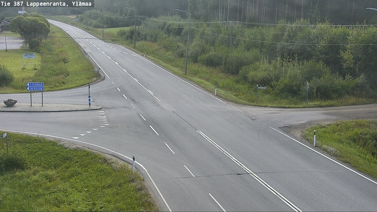 Weather Camera Image Road 387 Lappeenranta, Ylämaa, Lappeenranta, Etelä-Karjala