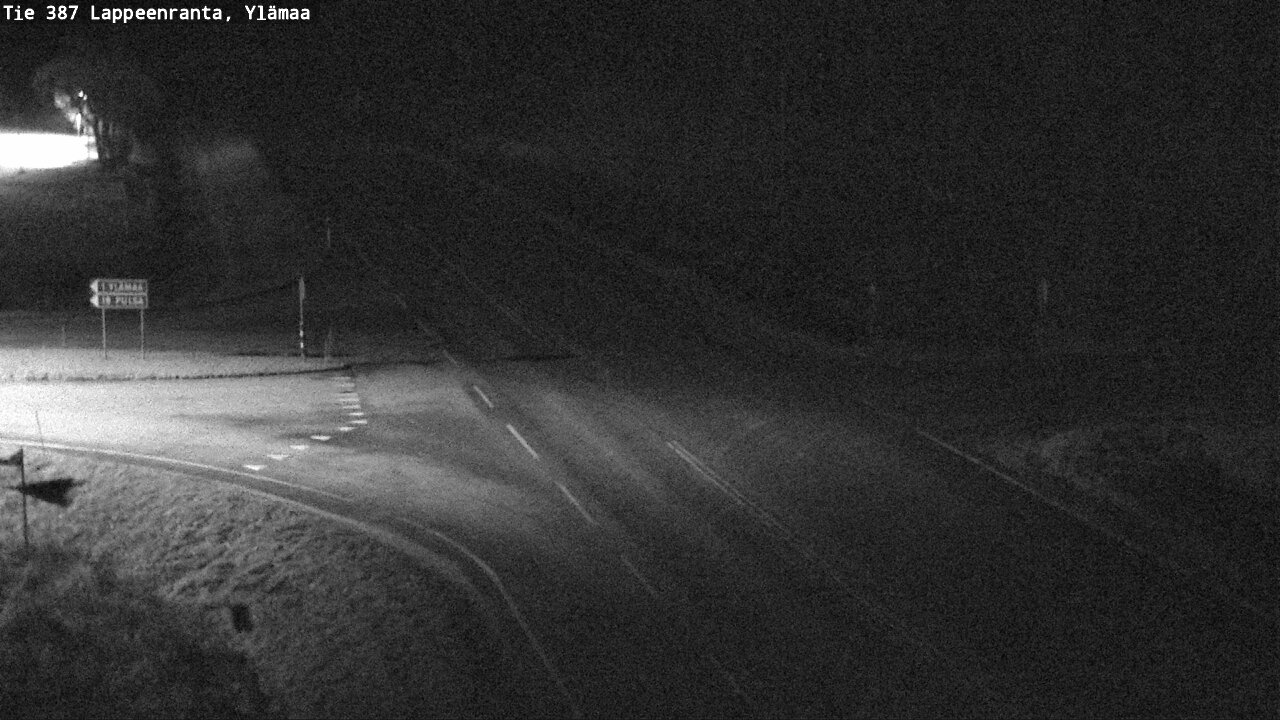Weather Camera Image Väg 387 Villmarstrand, Ylämaa, Lappeenranta, Etelä-Karjala