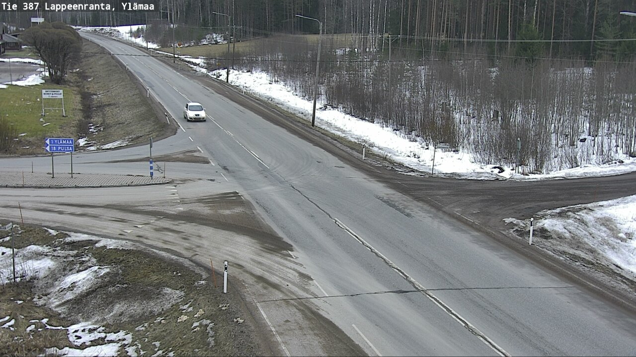 Weather Camera Image Road 387 Lappeenranta, Ylämaa, Lappeenranta, Etelä-Karjala