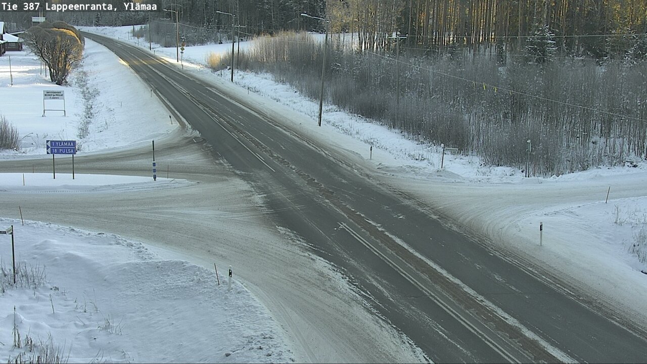 Weather Camera Image Road 387 Lappeenranta, Ylämaa, Lappeenranta, Etelä-Karjala