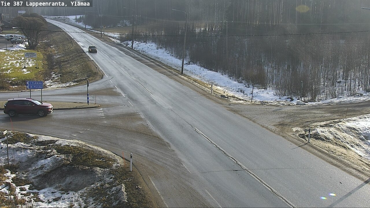 Weather Camera Image Road 387 Lappeenranta, Ylämaa, Lappeenranta, Etelä-Karjala