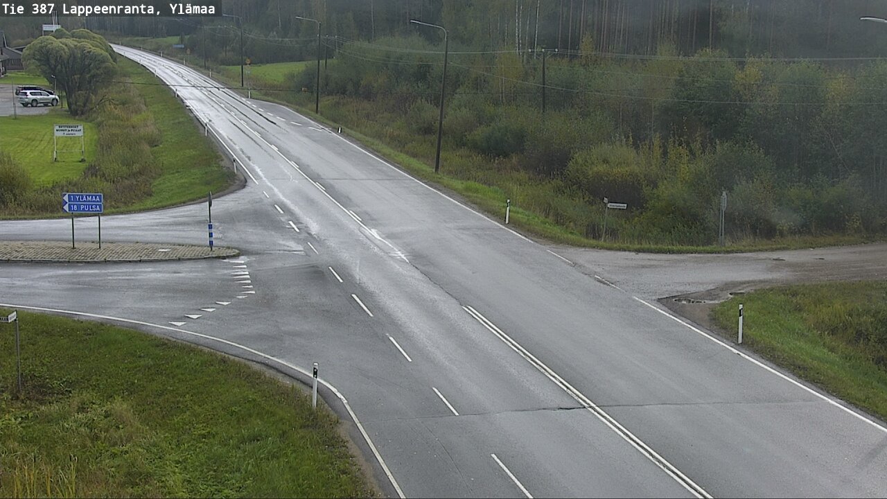 Weather Camera Image Road 387 Lappeenranta, Ylämaa, Lappeenranta, Etelä-Karjala