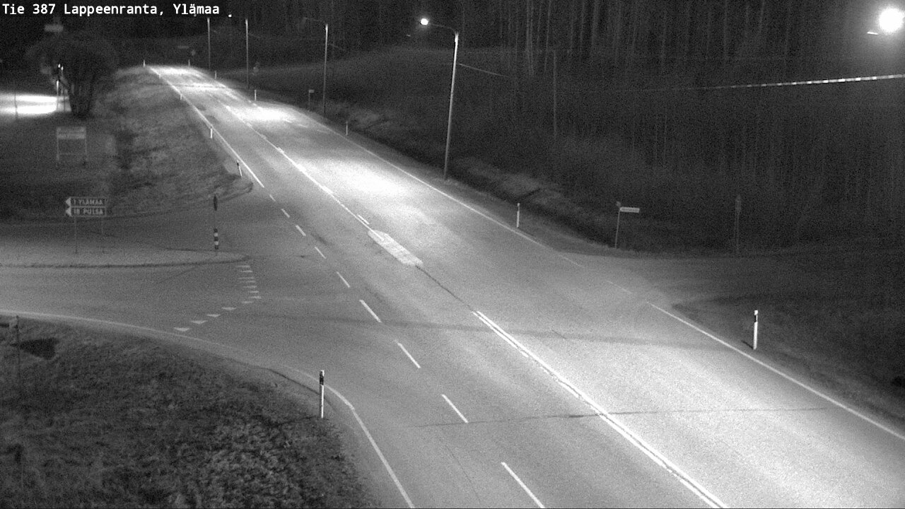 Weather Camera Image Väg 387 Villmarstrand, Ylämaa, Lappeenranta, Etelä-Karjala