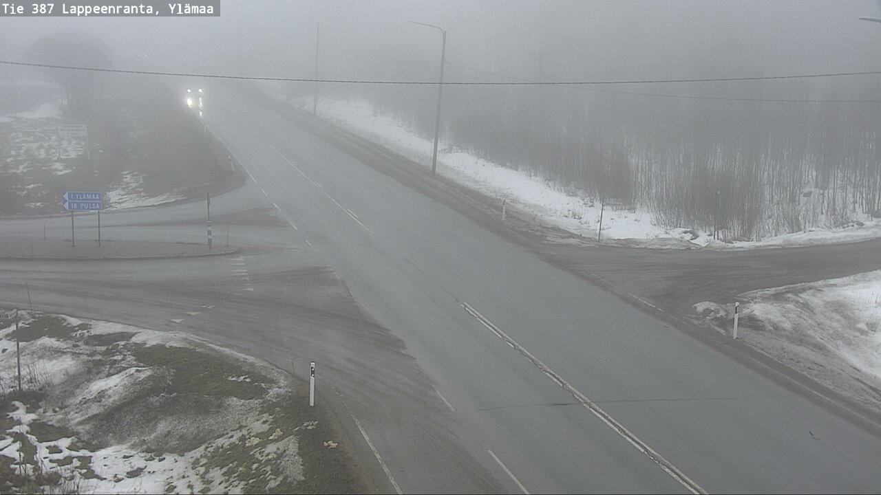 Weather Camera Image Road 387 Lappeenranta, Ylämaa, Lappeenranta, Etelä-Karjala