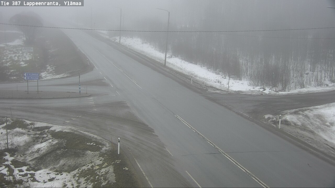 Weather Camera Image Road 387 Lappeenranta, Ylämaa, Lappeenranta, Etelä-Karjala