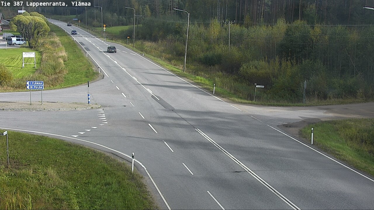 Weather Camera Image Road 387 Lappeenranta, Ylämaa, Lappeenranta, Etelä-Karjala