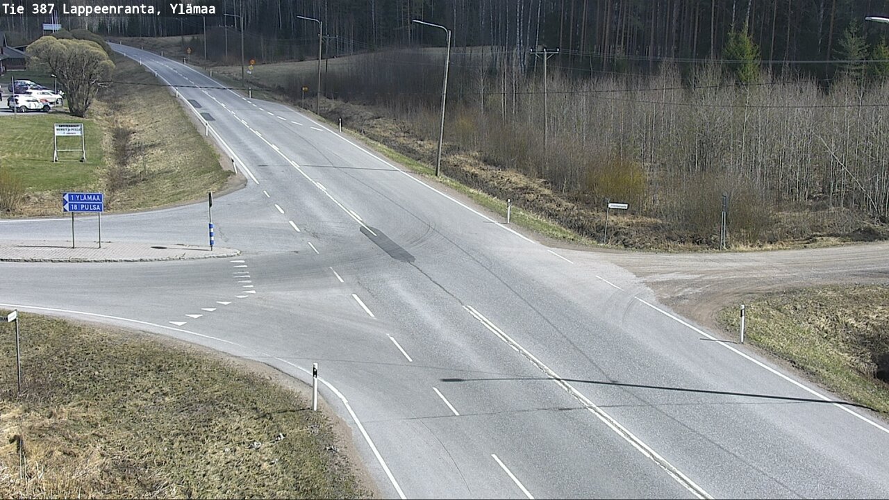 Weather Camera Image Väg 387 Villmarstrand, Ylämaa, Lappeenranta, Etelä-Karjala
