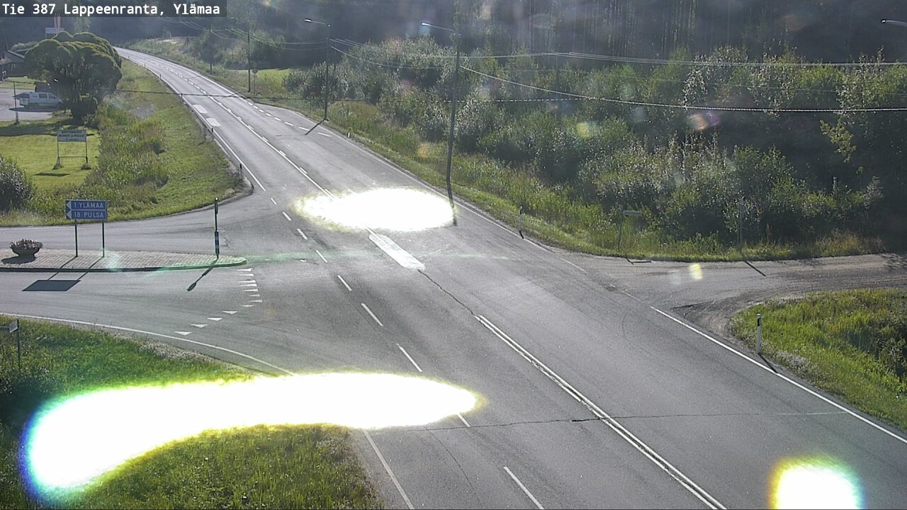 Weather Camera Image Road 387 Lappeenranta, Ylämaa, Lappeenranta, Etelä-Karjala