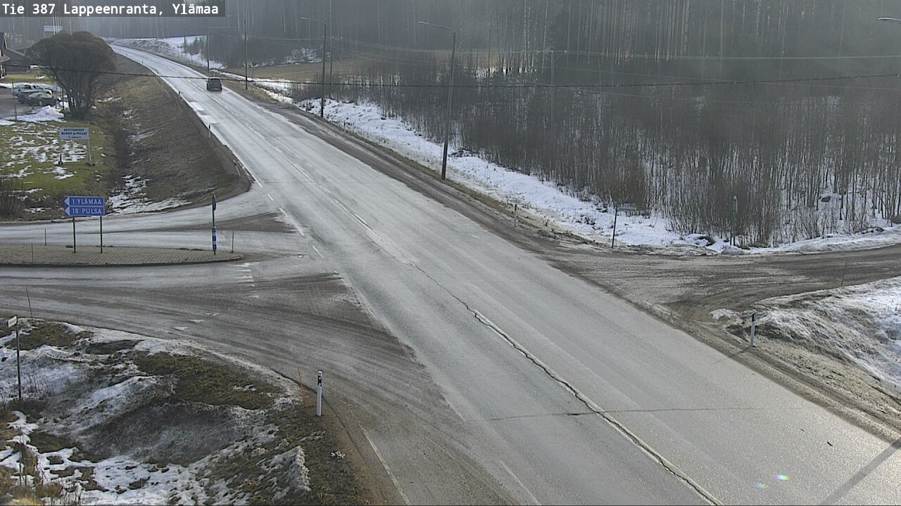 Weather Camera Image Road 387 Lappeenranta, Ylämaa, Lappeenranta, Etelä-Karjala