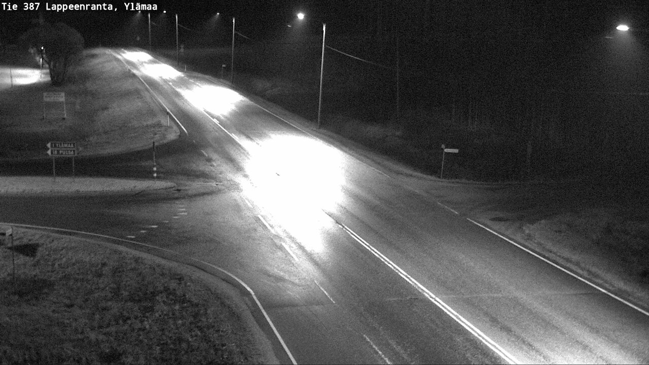 Weather Camera Image Road 387 Lappeenranta, Ylämaa, Lappeenranta, Etelä-Karjala