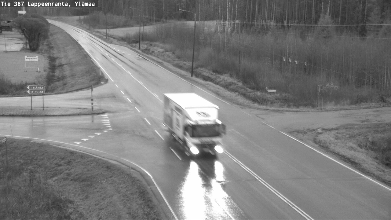Weather Camera Image Road 387 Lappeenranta, Ylämaa, Lappeenranta, Etelä-Karjala