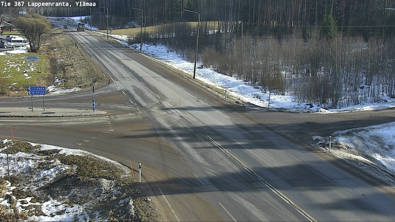 Weather Camera Image Road 387 Lappeenranta, Ylämaa, Lappeenranta, Etelä-Karjala