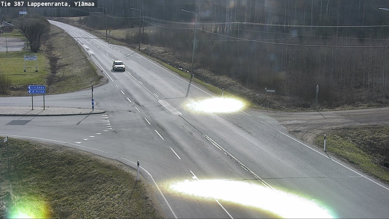 Weather Camera Image Väg 387 Villmarstrand, Ylämaa, Lappeenranta, Etelä-Karjala