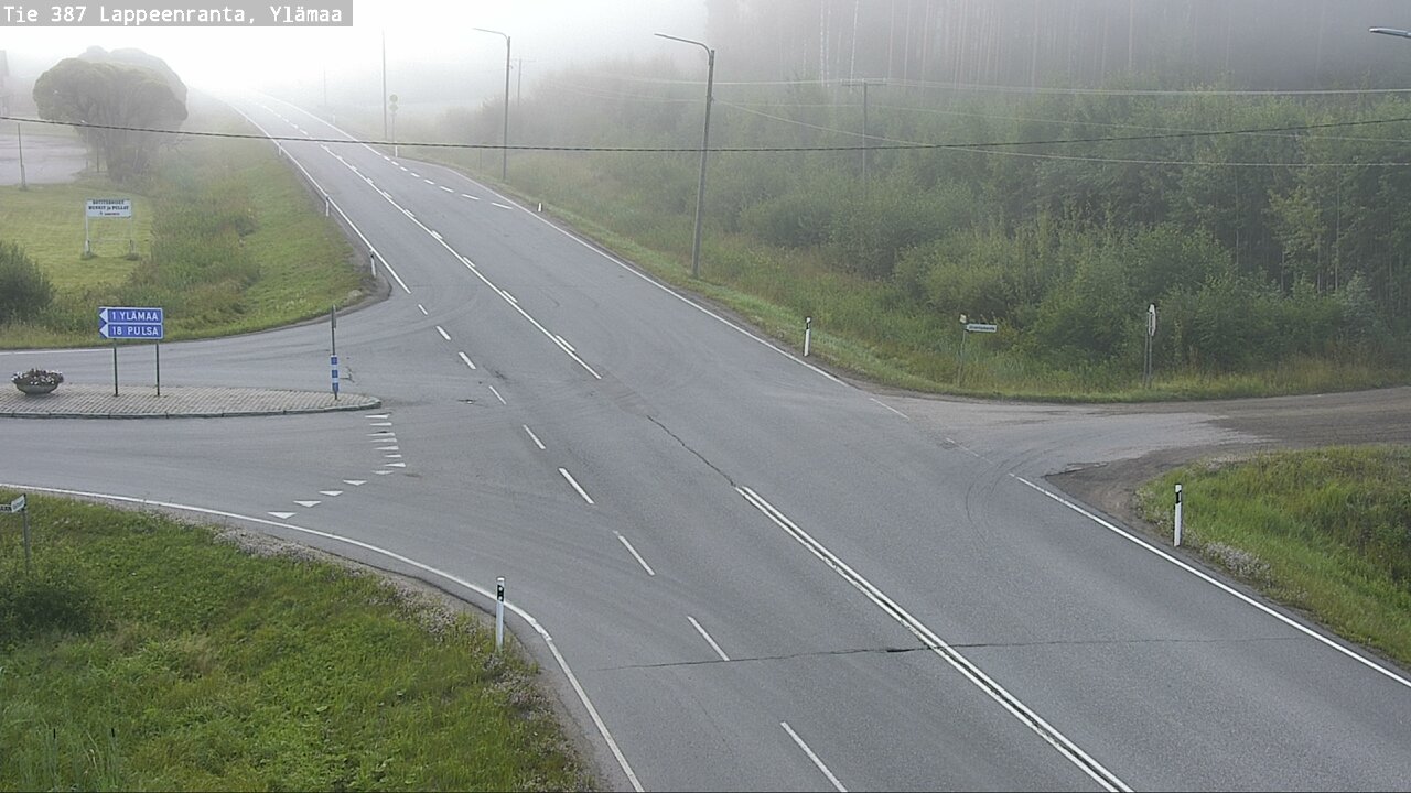 Weather Camera Image Road 387 Lappeenranta, Ylämaa, Lappeenranta, Etelä-Karjala